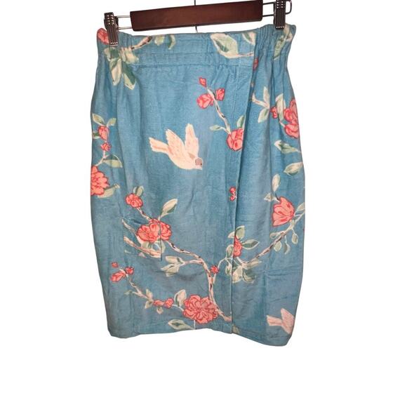 Threshold, tropical floral print elastic waist hook loop closure swim bath wrap￼ - Picture 1 of 7